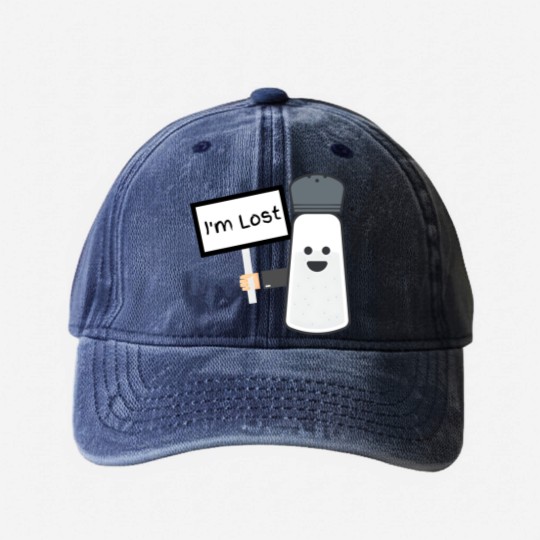Discover Lost shaker of salt Classic Washed Denim Baseball Caps