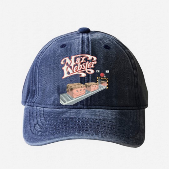 Discover Max Webster Here Among The Cat | Essential Washed Denim Baseball Caps
