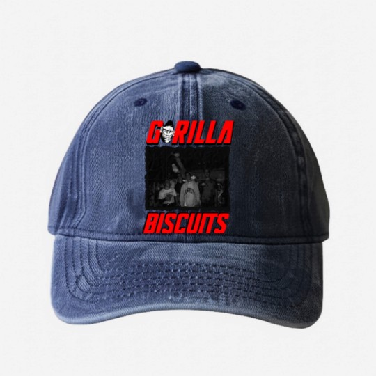 Discover band gorilla biscuits Washed Denim Baseball Caps