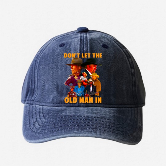 Discover Clint Eastwood and Toby Keith Washed Denim Baseball Caps