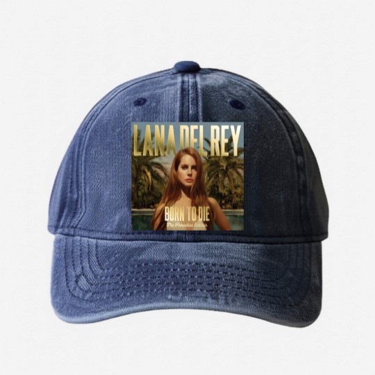 Discover Lana Del Rey - Born to Die - The Paradise Edition Washed Denim Baseball Caps