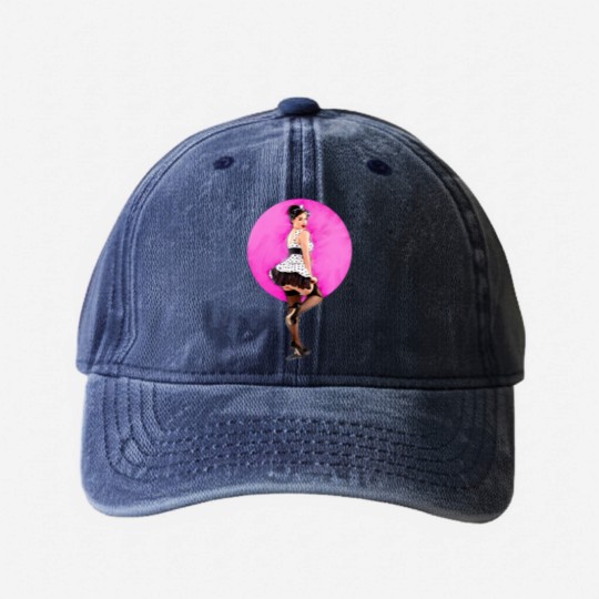 Discover Pinup Washed Denim Baseball Caps , Pinup Washed Denim Baseball Caps