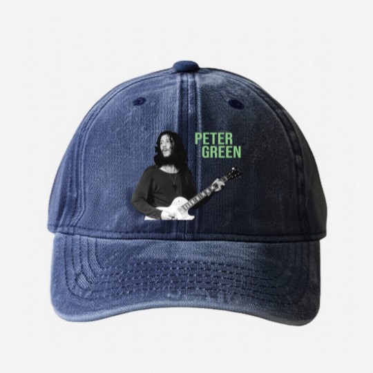 Discover Peter Green Washed Denim Baseball Caps
