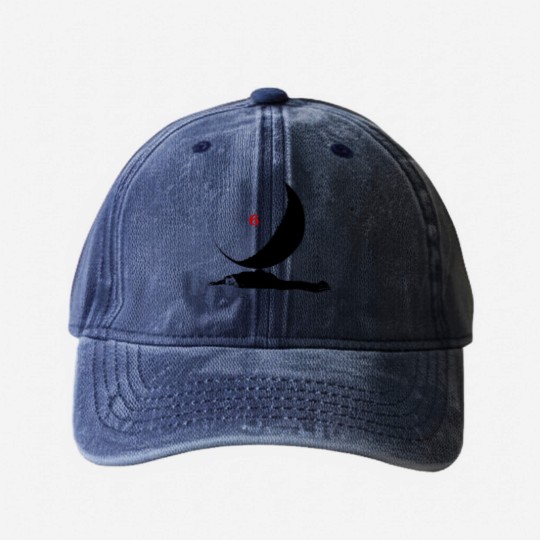 Discover The Prisoner- TV Series Washed Denim Baseball Caps