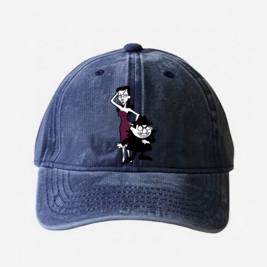 Discover Boris Badenov and Natasha Fatale - Rocky & B Washed Denim Baseball Caps