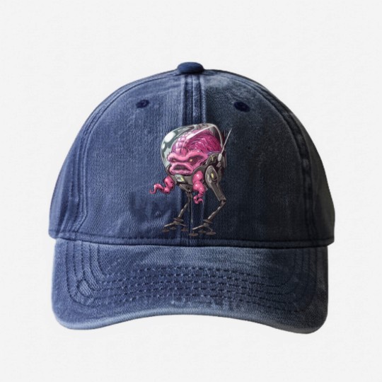 Discover TMNT Krang 2 Washed Denim Baseball Caps