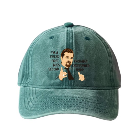 Discover David Brent - The Office Art Quote Washed Denim Baseball Caps