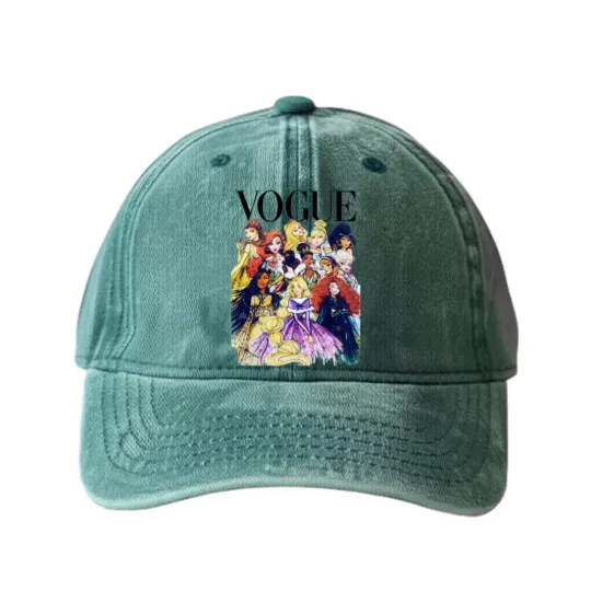 Discover RARE! Princess Washed Denim Baseball Caps