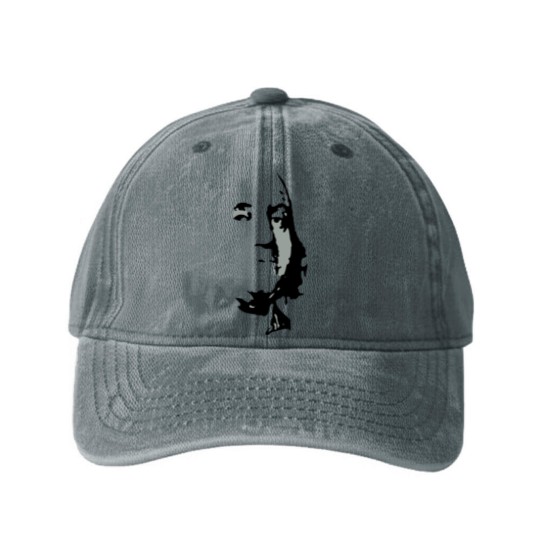 Discover Ben Franklin Half Face Washed Denim Baseball Caps