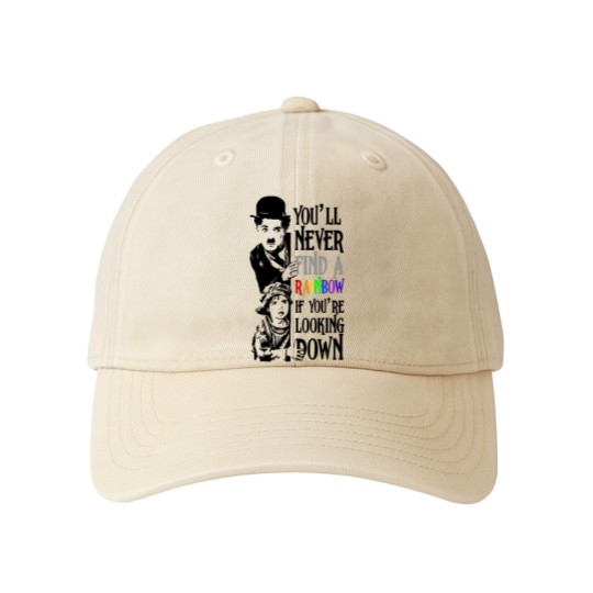 Discover charlie chaplin the cure Washed Denim Baseball Caps