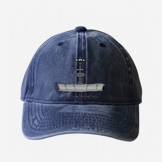 Discover Friends Fountain - Friends - Washed Denim Baseball Caps