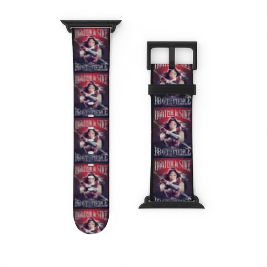 Discover Wonder Woman Fight For Justice Watch Bands For Apple Watch