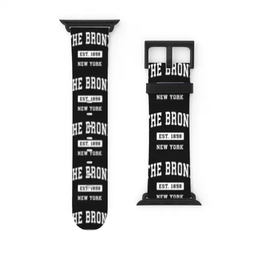 Discover The Bronx New York Ny Vintage Established Sports Design  Gift Watch Bands For Apple Watch