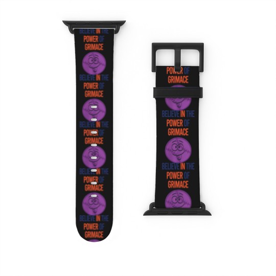 Discover Grimace Mets Watch Bands For Apple Watch up to 5xl | NY Mets Humorous Gift, New York Baseball Winning Streak Fan Lucky Charm McD's Grimace, Orange and blue, Truth