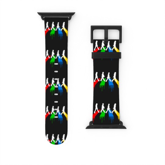 Discover Abbey Road CMYK Street Walk Watch Bands For Apple Watch