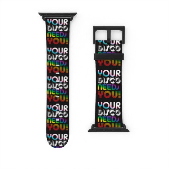 Discover Your Disco Needs You - Kylie Minogue - Light Years - Progress Pride Colours LGBTQIA+ | Active Watch Bands For Apple Watch