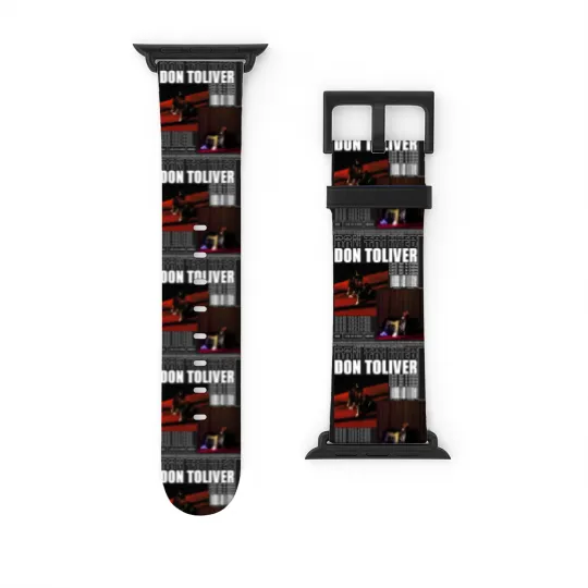 Discover Vintage Bootleg Inspired Watch Bands For Apple Watch, Graphic Unisex Watch Bands For Apple Watch, Don Toliver Vintage Watch Bands For Apple Watch