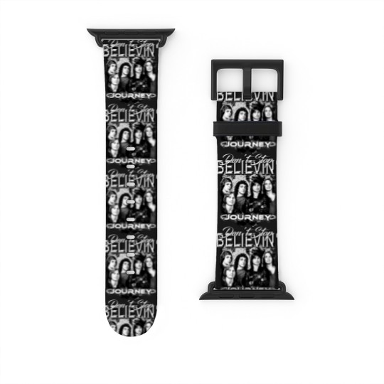 Discover Journey Rock Band 90s Watch Bands For Apple Watch, Bootleg Music Don't Stop Believin' Vintage