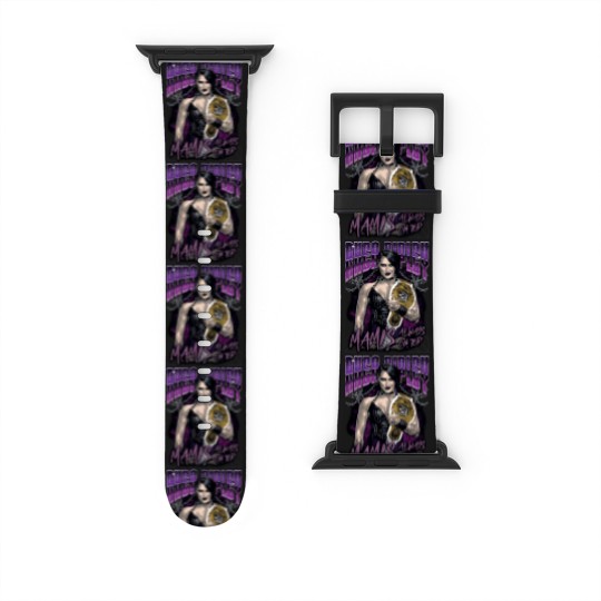 Discover Rhea Ripley Vintage Wrestling Watch Bands For Apple Watch