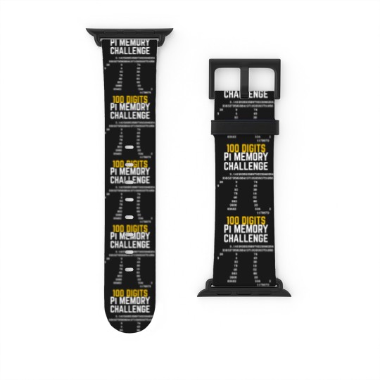 Discover 100 Digits of Pi Memory Challenge - Pi Day Watch Bands For Apple Watch