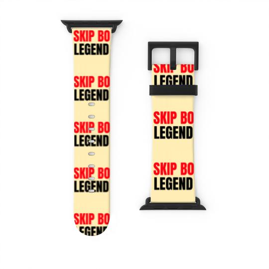 Discover Skip Bo Player Legend   Funny Skip Bo Watch Bands For Apple Watch for Men Watch Bands For Apple Watch