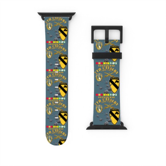 Discover 7th Cavalry (Air Cav) - 1st Cav Division w SVC - Air Assault - Watch Bands For Apple Watch