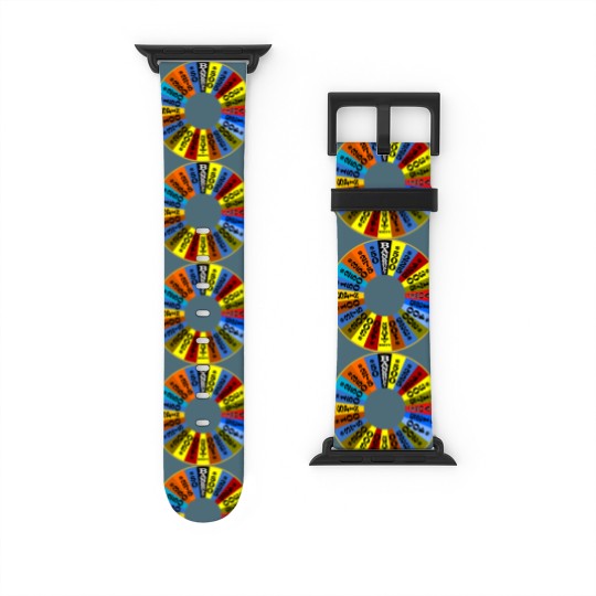 Discover Wheel of Fortune logo Watch Bands For Apple Watch Watch Bands For Apple Watch