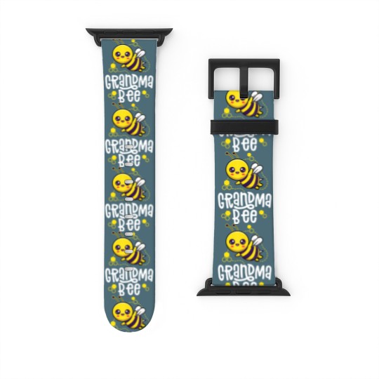 Discover Family Bee Grandma Birthday First Bee Day Outfit Watch Bands For Apple Watch