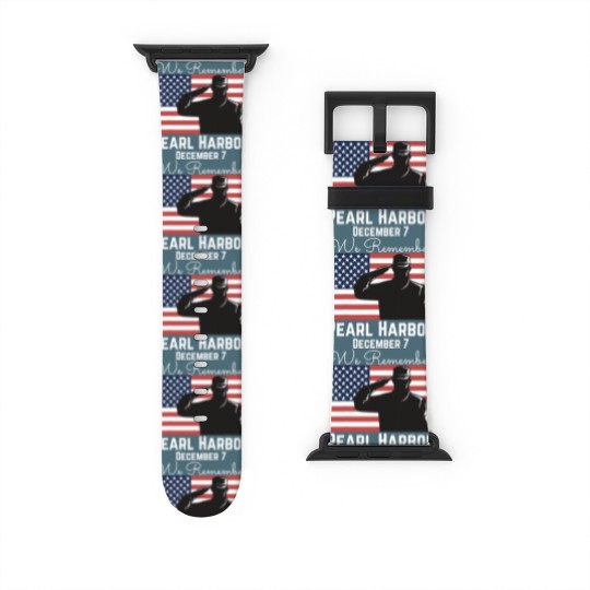 Discover We Remember Pearl Harbor Watch Bands For Apple Watch