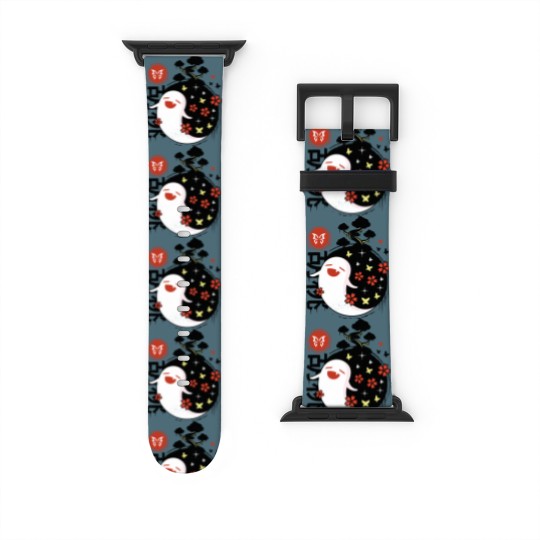 Discover Hu Tao Ghost - Genshin Impact - Watch Bands For Apple Watch