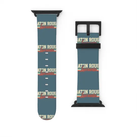 Discover Baton Rouge Louisiana Vintage Gift Watch Bands For Apple Watch