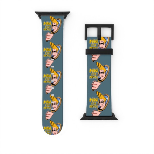 Discover Johnny Bravo™ "Man, I'm Pretty." Quote Essential Watch Bands For Apple Watch