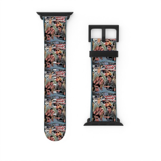 Discover Tom Cruise Watch Bands For Apple Watch Action Movie Fans Graphic Watch Bands For Apple Watch Homage Watch Bands For Apple Watch American Actor Classic 90s Retro Vintage Gift