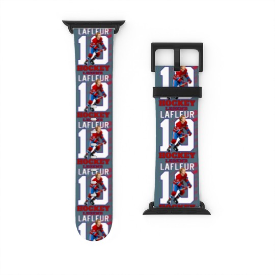 Discover Guy Lafleur 10 Canadian Hockey Legend Classic Watch Bands For Apple Watch