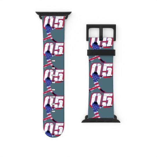 Discover Freddie Freeman Flag Silhouette Gameday Premium Watch Bands For Apple Watch