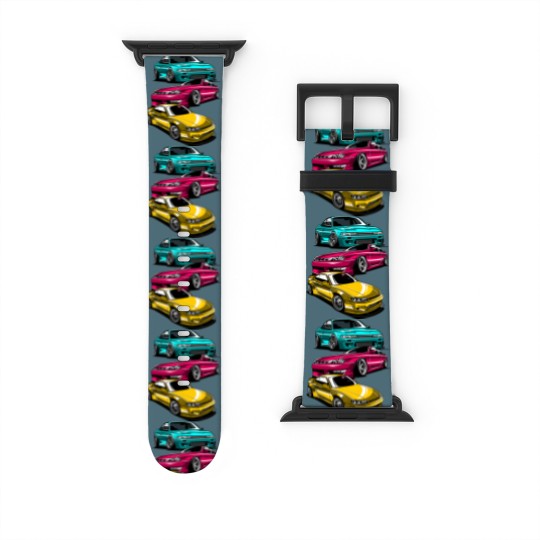 Discover JDM Legend Retro Gaming Racecar Tuning Car Watch Bands For Apple Watch