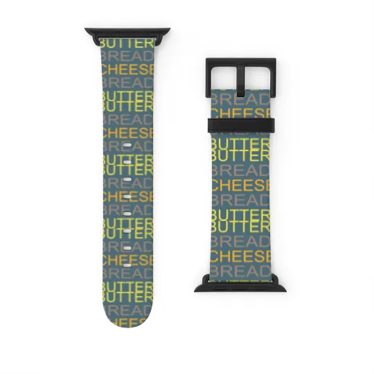 Discover Butter Bread Cheese Watch Bands For Apple Watch