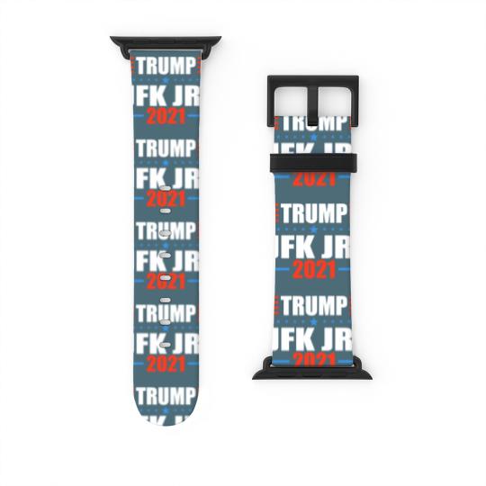 Discover T.r.u.m.p JFK Jr. 2021 Vote For T.r.u.m.p Desantis 2024 Election Watch Bands For Apple Watch