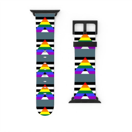 Discover Straight Ally Pride Flag  Essential Watch Bands For Apple Watch