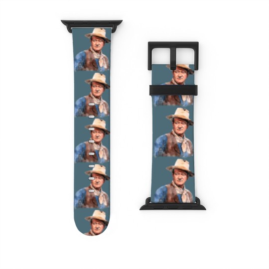 Discover John Wayne "The Duke" - Watercolor - John Wayne - Watch Bands For Apple Watch