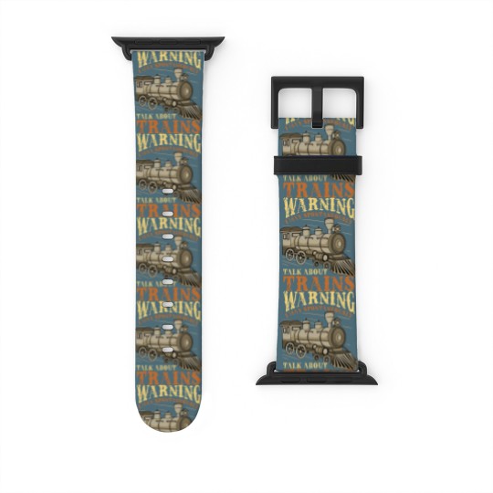 Discover Trains Railroad Train Lover - Train - Watch Bands For Apple Watch