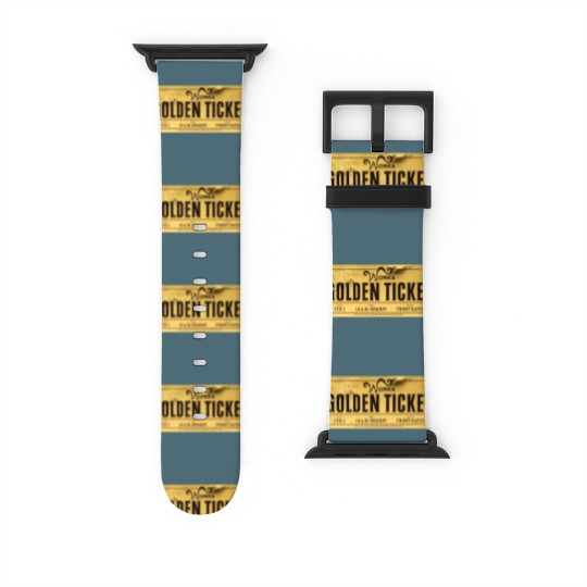 Discover Willy Wonka Golden Ticket Watch Bands For Apple Watch