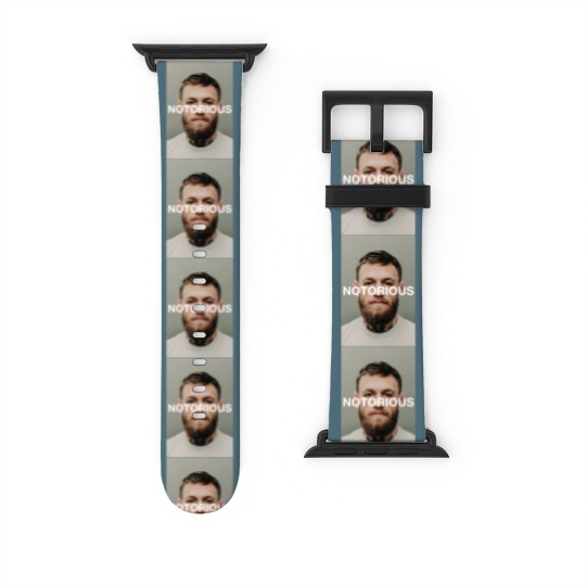 Discover Connor McGregor Mugshot Notorious - Connor Mcgregor Mugshot - Watch Bands For Apple Watch