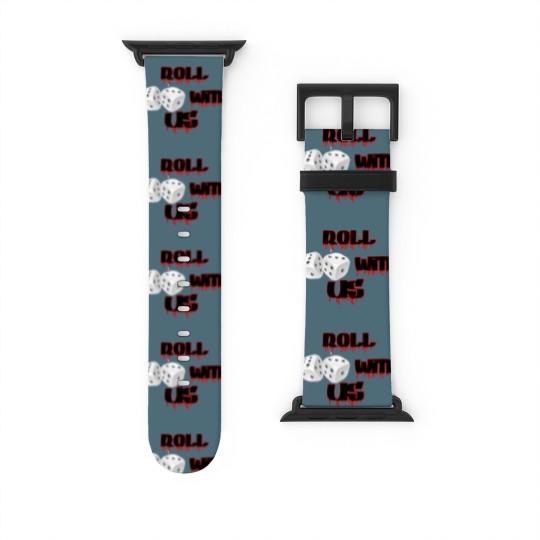 Discover Roll with US Vegas Dice Watch Bands For Apple Watch, Casino Bonus Watch Bands For Apple Watch