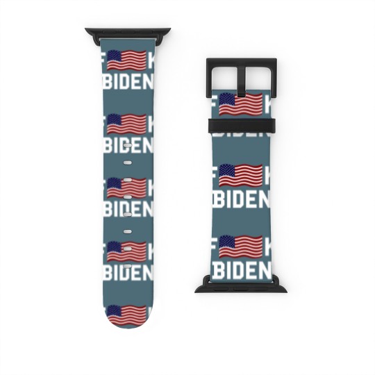Discover Anti Joe Biden F American Falg K Biden Watch Bands For Apple Watch