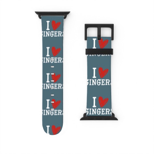Discover Redhead Lover Irish Red Haired Men Women I Love Gingers Watch Bands For Apple Watch
