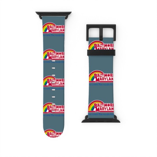 Discover Baltimore Maryland - Reading rainbow - Baltimore Maryland - Watch Bands For Apple Watch