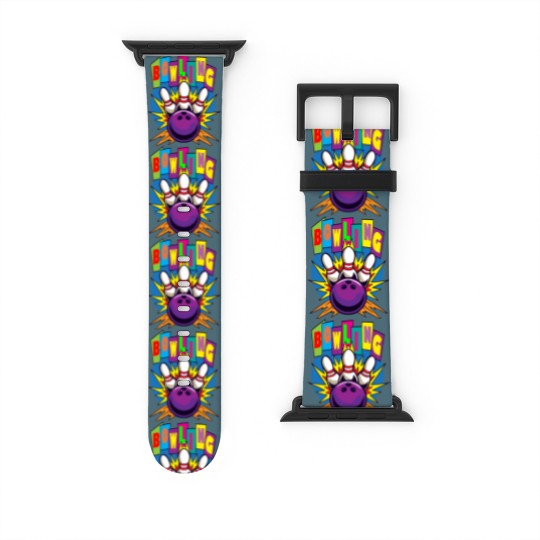 Discover Colorful Pin Bowling Watch Bands For Apple Watch