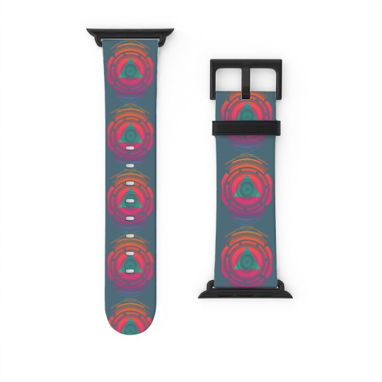 Discover Techno summer sunrise vibes Watch Bands For Apple Watch