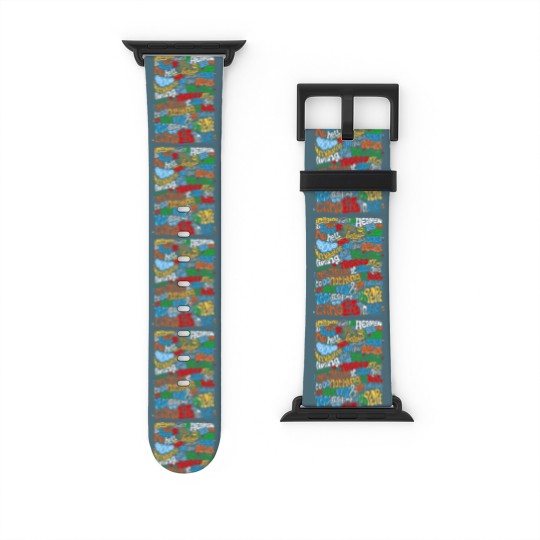 Discover Lennon Imagine Quote Watch Bands For Apple Watch